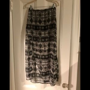 Maxi boho skirt